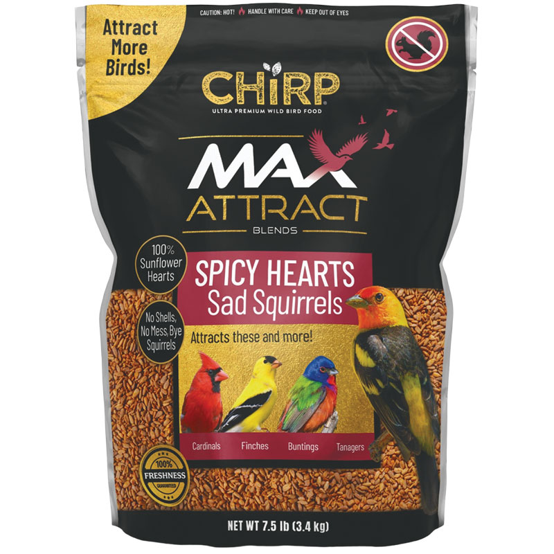 Chirp® Max Attract™ Sunflower Hearts Wild Bird Food, 7.5 Lb. 