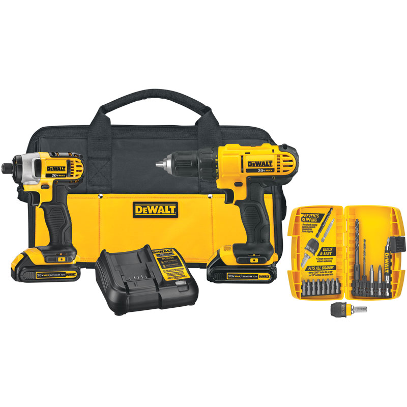 DEWALT® 20V MAX Compact Drill & Impact Driver Kit