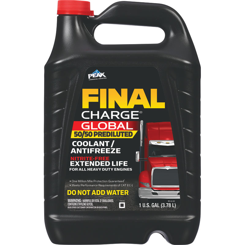 Peak® Final Charge Global 50/50 Extended Life Antifreeze + Coolant, 1 Gal. 