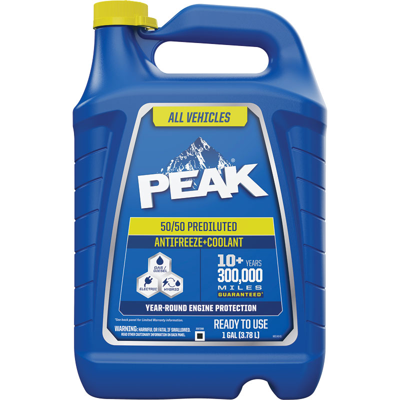 PEAK® Prediluted Antifreeze + Coolant, 1 Gal.