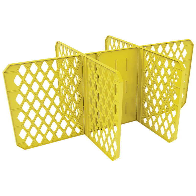 GSC Technologies Organize-It Yellow Organizer For Storage Bin, 27 Gal.
