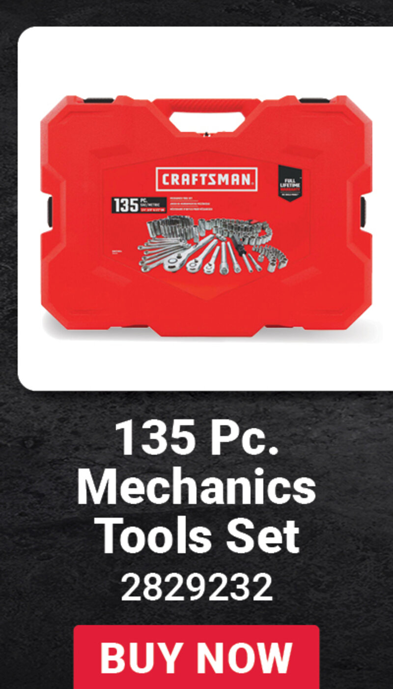 CRAFTSMAN® 135 Pc. Mechanics Tool Set