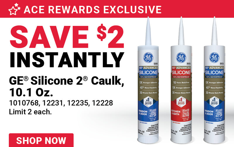 GE® Silicone Advanced Silicone Kitchen & Bath Caulk, 10.1 Oz.
