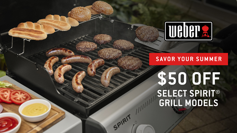 Weber® $50 Off Select Spirit Grills 