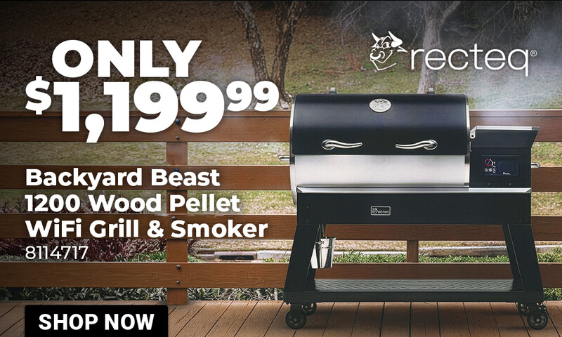 Recteq® Backyard Beast 1200 Wood Pellet WiFi Grill & Smoker