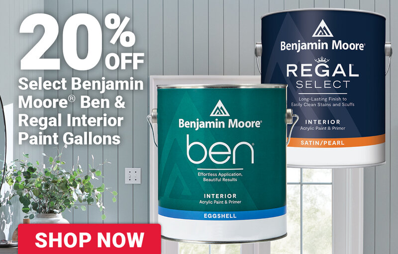 Select Benjamin Moore® Ben & Regal Interior Paints Gallons