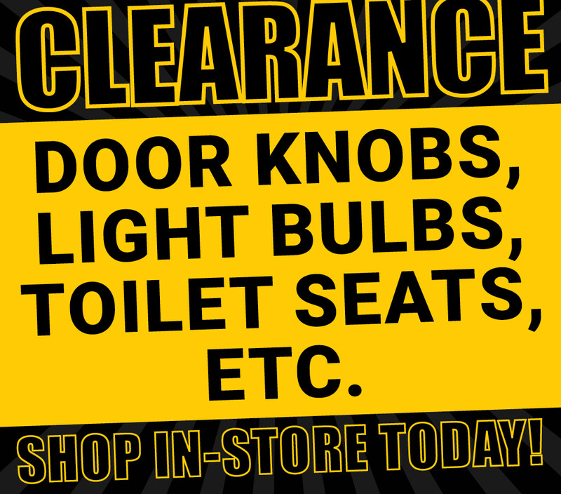 September Clearance Items