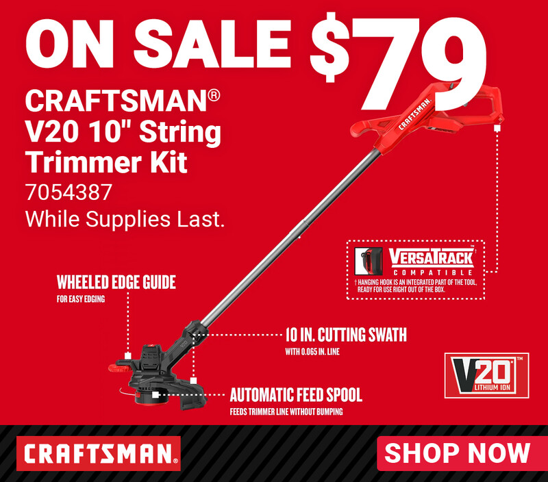Craftsman® V20 10" String Trimmer Kit