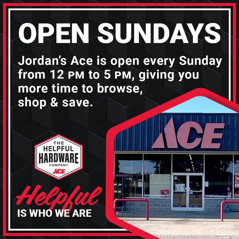 Jordan's is Open on Sundays