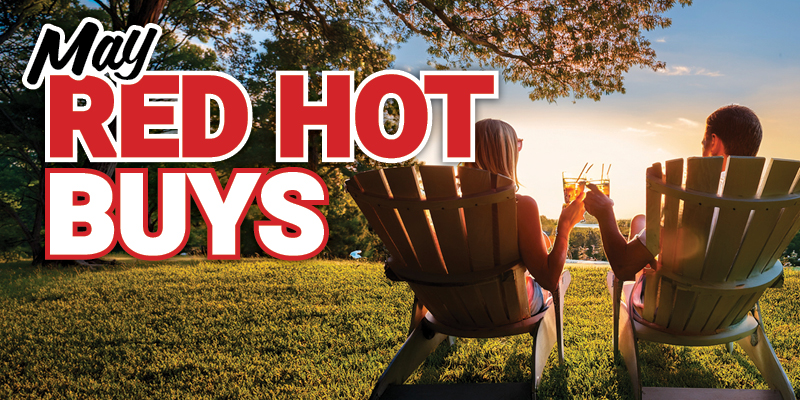May Red Hot Buys Title Card