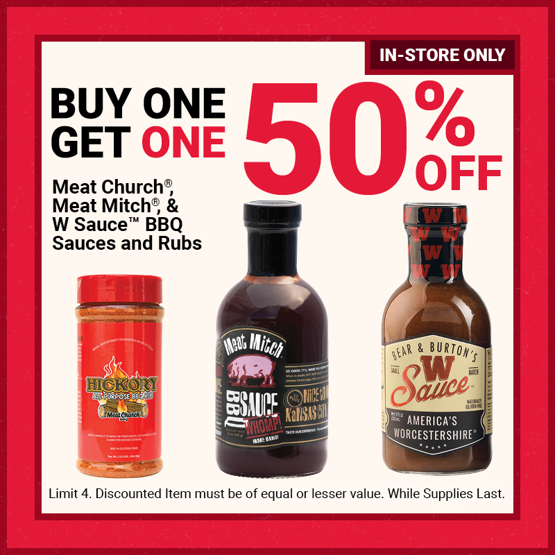 Buy One Get One Select Sauces & Rubs
