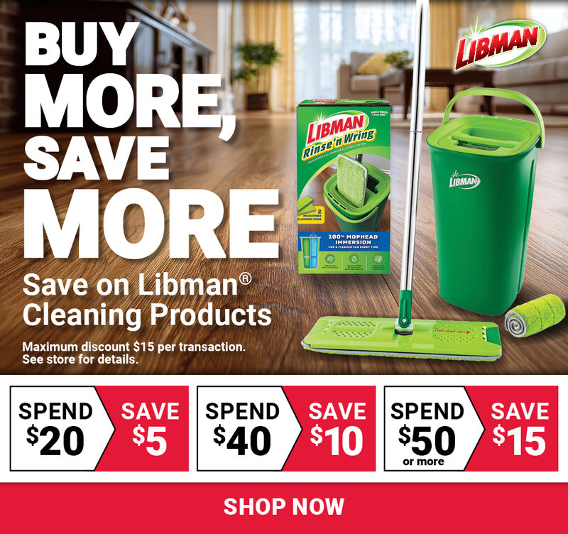Save on Libman® Cleaning Products