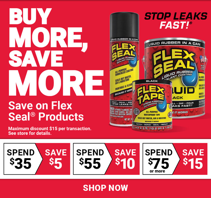 Save on Flex Seal® Family of Products