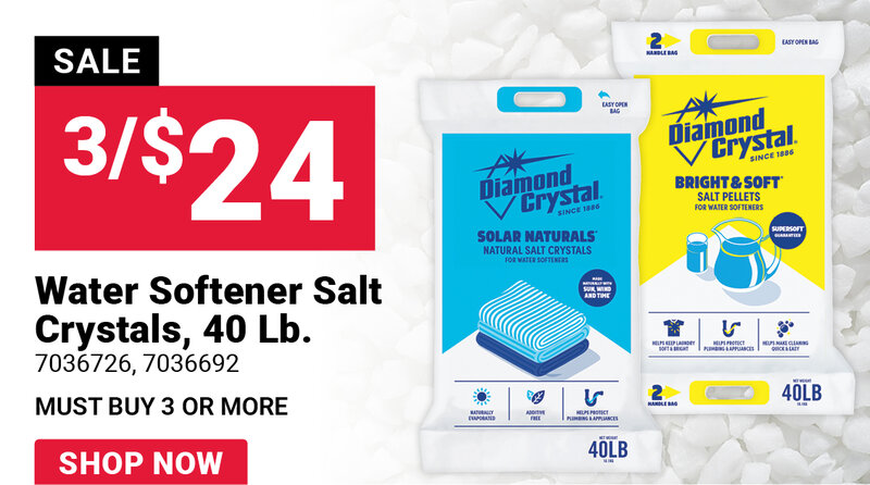 Water Softener Salt Crystals, 40 Lb.
