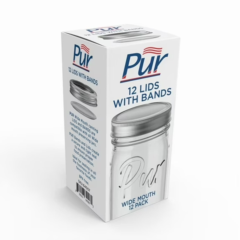 Pur® Wide Mouth Canning Lids & Band, 12 Pk.