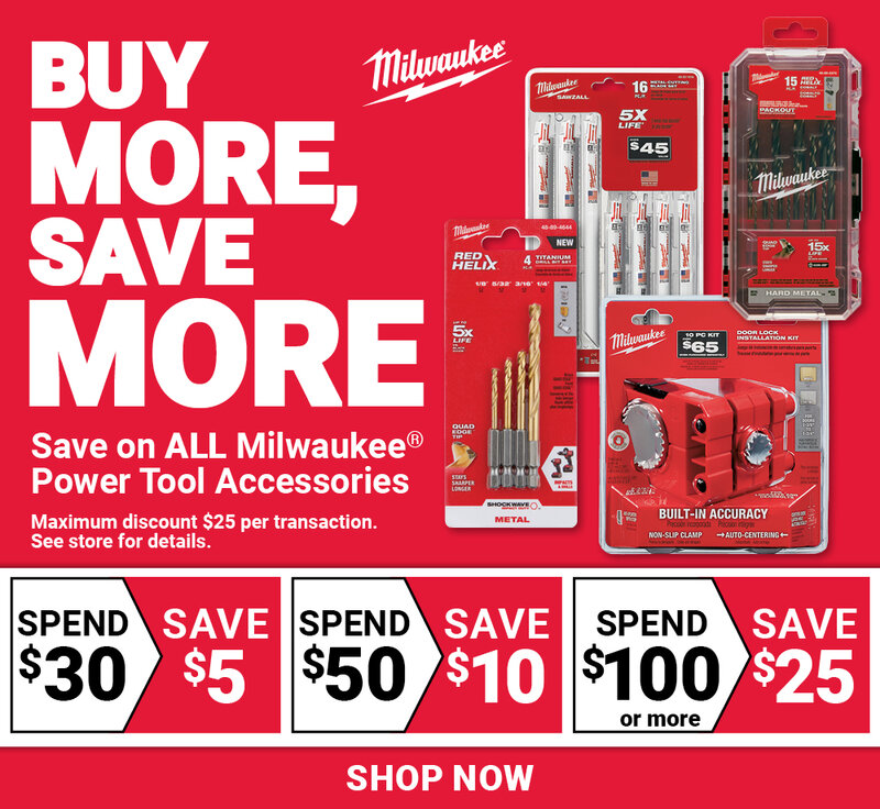Save On Milwaukee® Power Tool Accessories