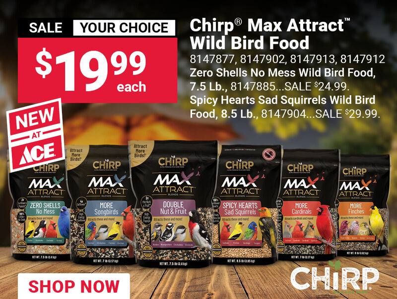 Chirp® Max Attract™ Nut & Fruit Wild Bird Food, 7.5 Lb.